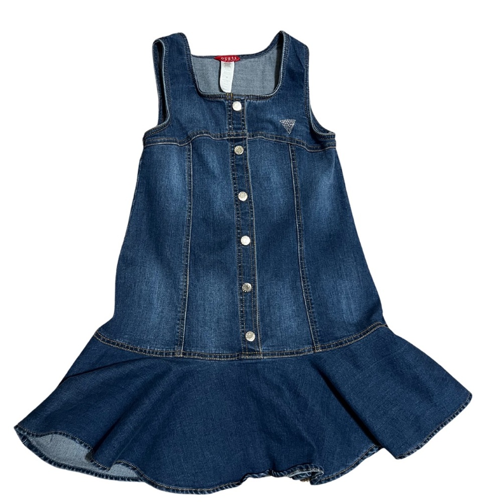 Girls Denim Guess Dress